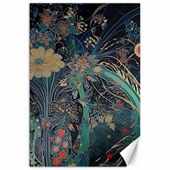 Bird Flower Tree Forest Canvas 20  X 30  by Jatiart