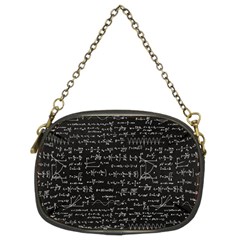 Math Equations Formulas Pattern Chain Purse (two Sides)