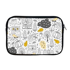 Doodle Seamless Pattern With Autumn Elements Apple Macbook Pro 17  Zipper Case