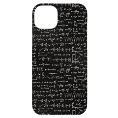 Math Equations Formulas Pattern Iphone 14 Plus Black Uv Print Case by Ravend