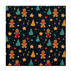 Winter Xmas Christmas Holiday Tile Coaster