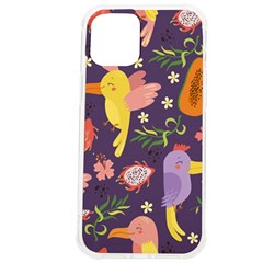 Exotic Seamless Pattern With Parrots Fruits Iphone 12 Pro Max Tpu Uv Print Case