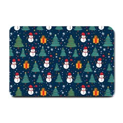 Snow Snowman Tree Christmas Tree Small Doormat