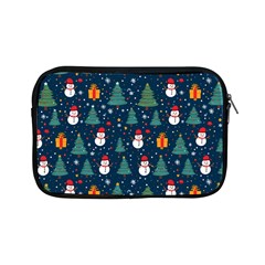 Snow Snowman Tree Christmas Tree Apple Ipad Mini Zipper Cases