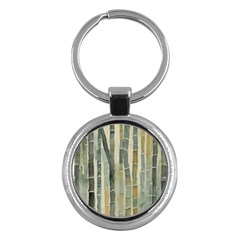 Bamboo Plants Key Chain (round)