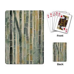 Bamboo Plants Playing Cards Single Design (rectangle) by Ravend