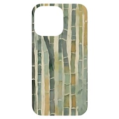 Bamboo Plants Iphone 14 Pro Max Black Uv Print Case