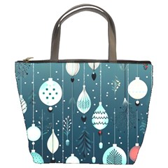 Ball Bauble Winter Bucket Bag