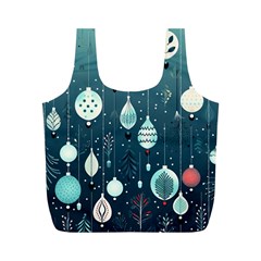 Ball Bauble Winter Full Print Recycle Bag (m)