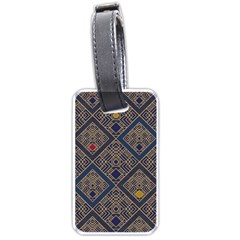 Pattern Floral Leaves Luggage Tag (one Side)