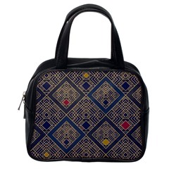 Pattern Flower Design Classic Handbag (one Side)