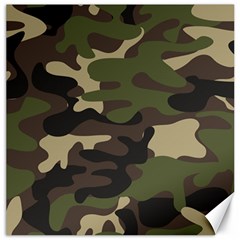 Texture Military Camouflage Repeats Seamless Army Green Hunting Canvas 20  X 20 