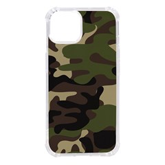 Texture Military Camouflage Repeats Seamless Army Green Hunting Iphone 14 Tpu Uv Print Case by Ravend