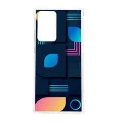 Gradient Geometric Shapes Dark Background Samsung Galaxy Note 20 Ultra Tpu Uv Case