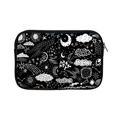 Vector Set Sketch Drawn With Space Apple Ipad Mini Zipper Cases