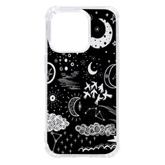 Vector Set Sketch Drawn With Space Iphone 14 Pro Tpu Uv Print Case by Ravend