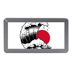 Japanese Sun & Wave Memory Card Reader (mini) by Cendanart