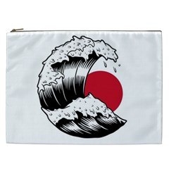 Japanese Sun & Wave Cosmetic Bag (xxl)