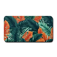 Green Tropical Leaves Medium Bar Mat by Jack14