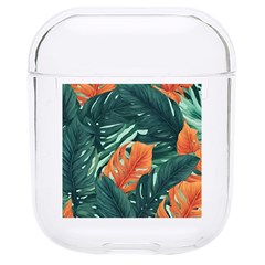 Green Tropical Leaves Hard Pc Airpods 1/2 Case by Jack14