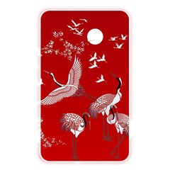 Japanese Crane Bird Art Memory Card Reader (rectangular) by Cendanart