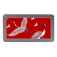 Japanese Crane Bird Art Memory Card Reader (mini) by Cendanart