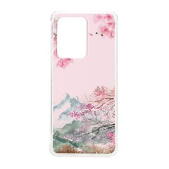 Pink Chinese Style Cherry Blossom Samsung Galaxy S20 Ultra 6 9 Inch Tpu Uv Case by Cendanart