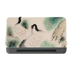 Japanese Crane Painting Of Bird Memory Card Reader With Cf by Cendanart