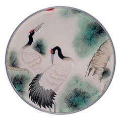 Japanese Crane Painting Of Bird Wireless Fast Charger(white)