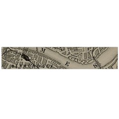 Vintage London Map Large Premium Plush Fleece Scarf  by Cendanart