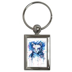 Cat Key Chain (rectangle) by saad11