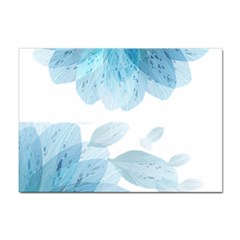 Blue-flower Sticker A4 (10 Pack) by saad11