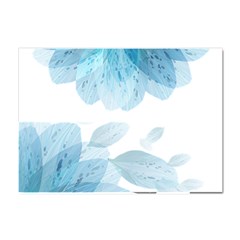 Blue-flower Crystal Sticker (a4) by saad11