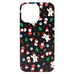 Christmas Iphone 14 Pro Max Black Uv Print Case by saad11