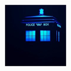 Blue Tardis Doctor Who Police Call Box Medium Glasses Cloth