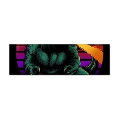 Godzilla Retrowave Sticker (Bumper)