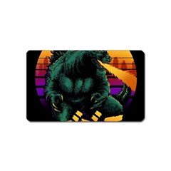 Godzilla Retrowave Magnet (Name Card)