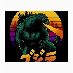 Godzilla Retrowave Small Glasses Cloth