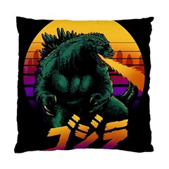 Godzilla Retrowave Standard Cushion Case (Two Sides)