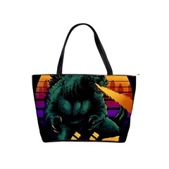 Godzilla Retrowave Classic Shoulder Handbag