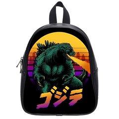 Godzilla Retrowave School Bag (Small)