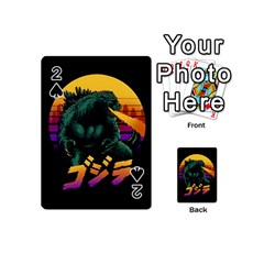 Godzilla Retrowave Playing Cards 54 Designs (Mini)