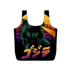 Godzilla Retrowave Full Print Recycle Bag (S)