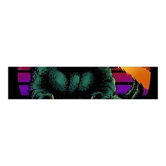 Godzilla Retrowave Velvet Scrunchie