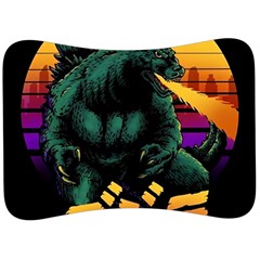 Godzilla Retrowave Velour Seat Head Rest Cushion