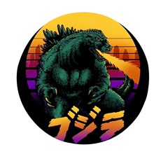 Godzilla Retrowave Mini Round Pill Box (Pack of 5)