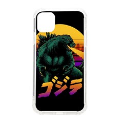 Godzilla Retrowave iPhone 11 TPU UV Print Case