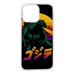 Godzilla Retrowave iPhone 14 Pro Max TPU UV Print Case