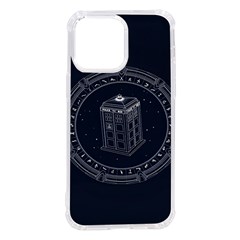 Doctor Who Bbc Tardis Iphone 14 Pro Max Tpu Uv Print Case by Cendanart