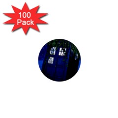 Stuck Tardis Beach Doctor Who Police Box Sci-fi 1  Mini Magnets (100 Pack)  by Cendanart